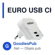 EURO USB CHARGER 2XA Chargeur Euro Skross (2xA) - Miniature 6