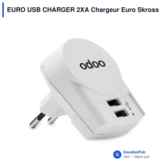 EURO USB CHARGER 2XA Chargeur Euro Skross (2xA) - Image 6