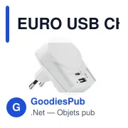 EURO USB CHARGER A/C Chargeur Skross Euro (AC) - Miniature 1