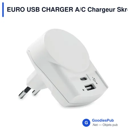EURO USB CHARGER A/C Chargeur Skross Euro (AC)