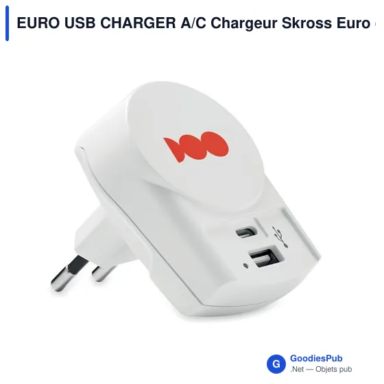 EURO USB CHARGER A/C Chargeur Skross Euro (AC) - Image 6