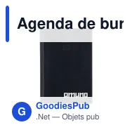 Agenda de bureau personnalisable Eurodirect Balacron avec logo - Miniature 1