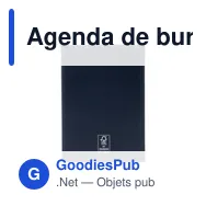 Agenda de bureau personnalisable Eurodirect Balacron avec logo - Miniature 2