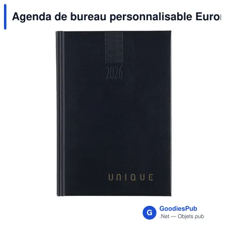Agenda de bureau personnalisable Euromax Balacron avec logo
