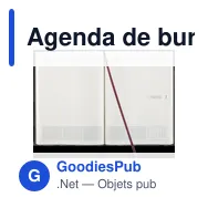 Agenda de bureau personnalisable Euromax Balacron avec logo - Miniature 7