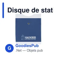 Disque de stationnement personnalisable avec logo - EuroNorm - Miniature 3
