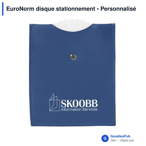 Disque de stationnement personnalisable avec logo - EuroNorm - Image 4