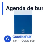 Agenda de bureau personnalisable Eurotop Balacron avec logo - Miniature 6