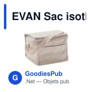 EVAN Sac isotherme pour 6 canettes - Miniature 1