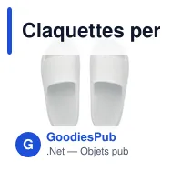 Claquettes personnalisables en EVA avec logo - EVASLIDE Taille 40/41 - Miniature 2