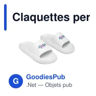 Claquettes personnalisables en EVA avec logo - EVASLIDE Taille 40/41 - Miniature 5