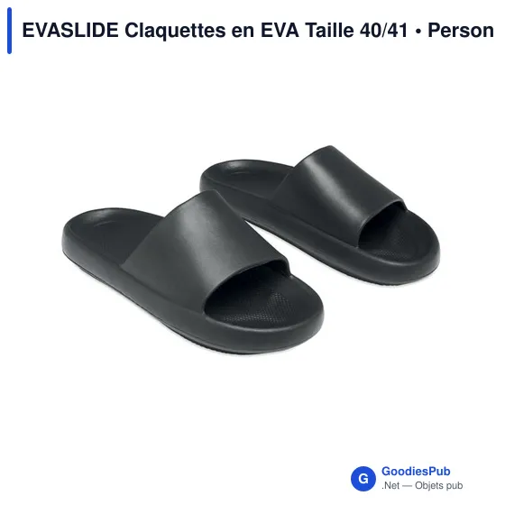 Claquettes personnalisables en EVA avec logo - EVASLIDE Taille 40/41 - Image 7