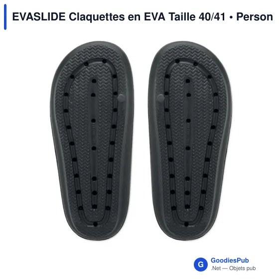 Claquettes personnalisables en EVA avec logo - EVASLIDE Taille 40/41 - Image 9