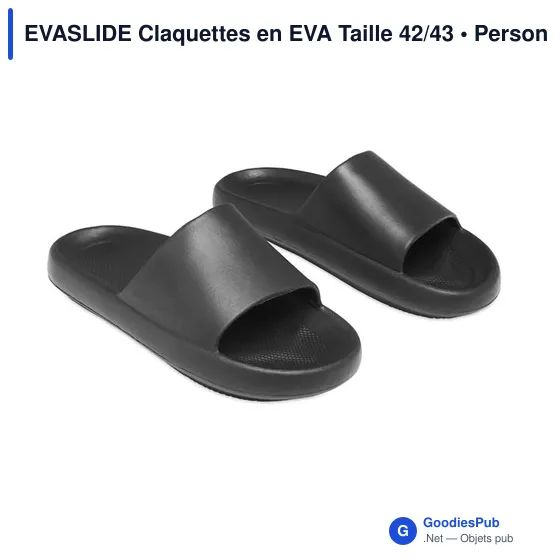 Claquettes personnalisables en EVA avec logo - EVASLIDE Taille 42/43 - Image 2
