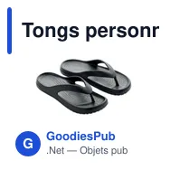 Tongs personnalisables en EVA avec logo - EVASLIP Taille 36/37 - Miniature 1