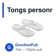 Tongs personnalisables en EVA avec logo - EVASLIP Taille 36/37 - Miniature 2