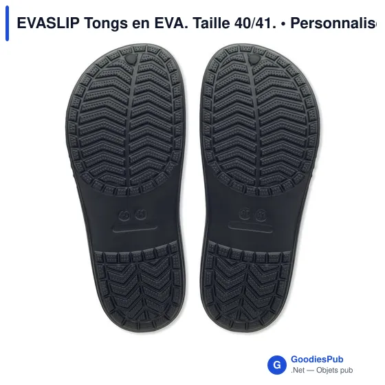 Tongs personnalisables en EVA avec logo - EVASLIP Taille 40/41 - Image 3