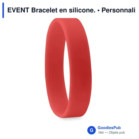 EVENT Bracelet en silicone.