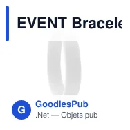 EVENT Bracelet en silicone. - Miniature 2