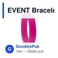 EVENT Bracelet en silicone. - Miniature 5