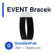 EVENT Bracelet en silicone. - Miniature 7