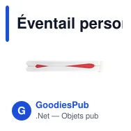 Éventail personnalisable en papier avec logo - Goodies entreprise - Miniature 2