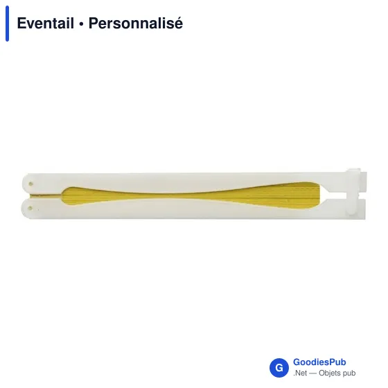 Éventail personnalisable en papier avec logo - Goodies entreprise - Image 11