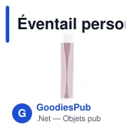 Éventail personnalisable en papier avec logo - Goodies entreprise - Miniature 5