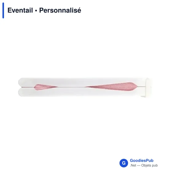 Éventail personnalisable en papier avec logo - Goodies entreprise - Image 6