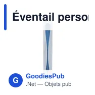 Éventail personnalisable en papier avec logo - Goodies entreprise - Miniature 8
