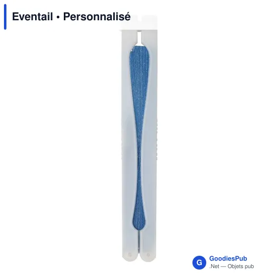 Éventail personnalisable en papier avec logo - Goodies entreprise - Image 8
