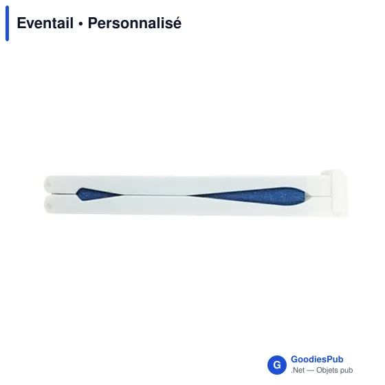 Éventail personnalisable en papier avec logo - Goodies entreprise - Image 9