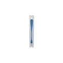 Variante bleu clair - Éventail personnalisable en papier avec logo - Goodies entreprise