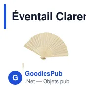 Éventail Claren - Miniature 1