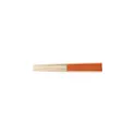 Variante orange - Eventail en bambou et papier Elio