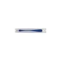 Variante bleu - Eventail en papier et plastique Dylan