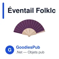 Éventail Folklore - Miniature 1