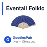 Éventail Folklore - Miniature 11