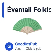 Éventail Folklore - Miniature 3