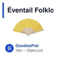 Éventail Folklore - Miniature 5