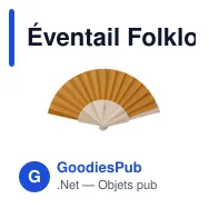 Éventail Folklore - Miniature 9