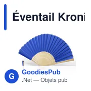 Éventail Kronix - Miniature 2