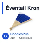 Éventail Kronix - Miniature 5