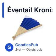 Éventail Kronix - Miniature 10