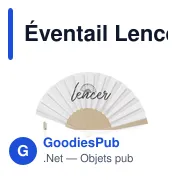 Éventail Lencer - Miniature 1