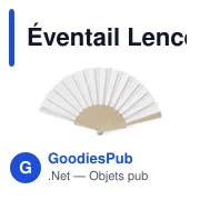 Éventail Lencer - Miniature 2