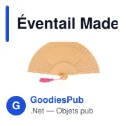 Éventail Madera - Miniature 3
