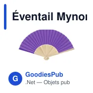 Éventail Mynor - Miniature 11