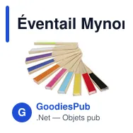 Éventail Mynor - Miniature 10