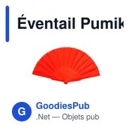Éventail Pumik - Miniature 1